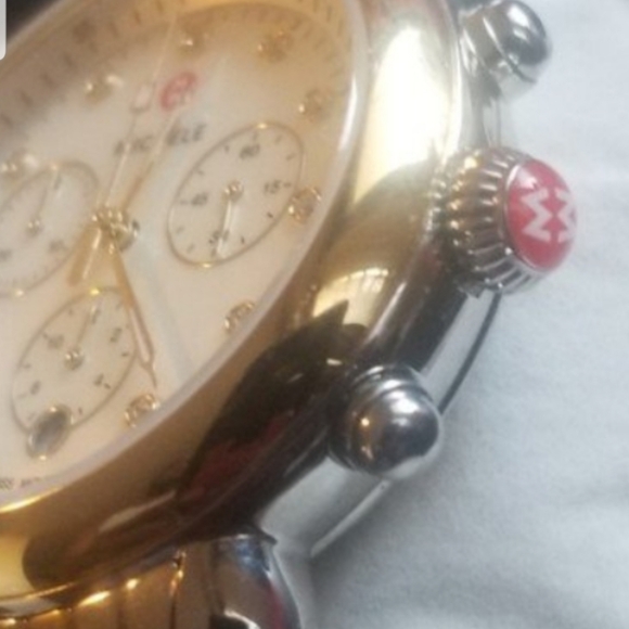 MICHELE CSX 36 Signature Mirror Dial two tone - Picture 6 of 9
